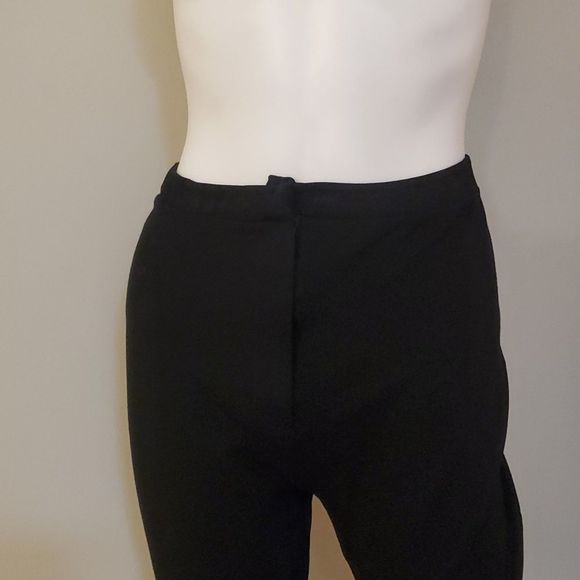 Charlie May open knee leggings, M/L, 15 to 19 inch elastic waist, black - Picture 3 of 7